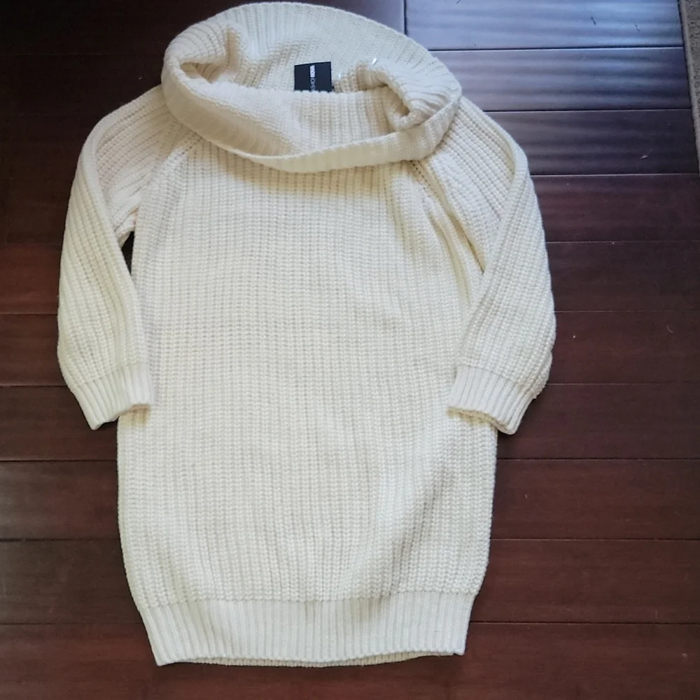 Fashion Nova, cream, knit sweater, XL, NWT - Picture 3 of 5